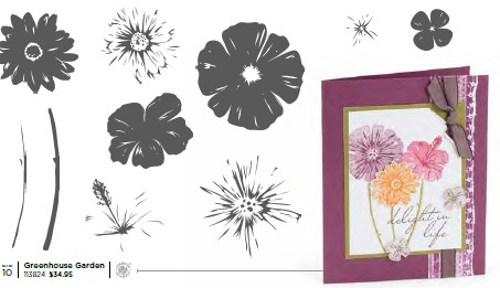 Stampin Up Greenhouse Garden 